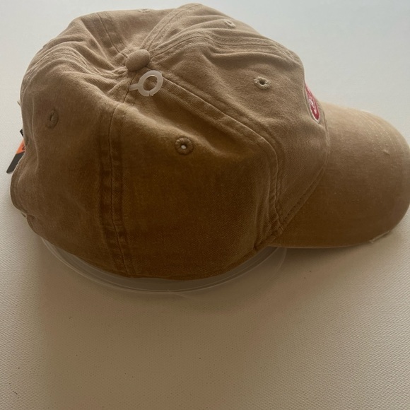NWT Von Dutch Distressed Dad Hat Khaki 100% Cotton Embroidered Strap back (C5) - Picture 6 of 6